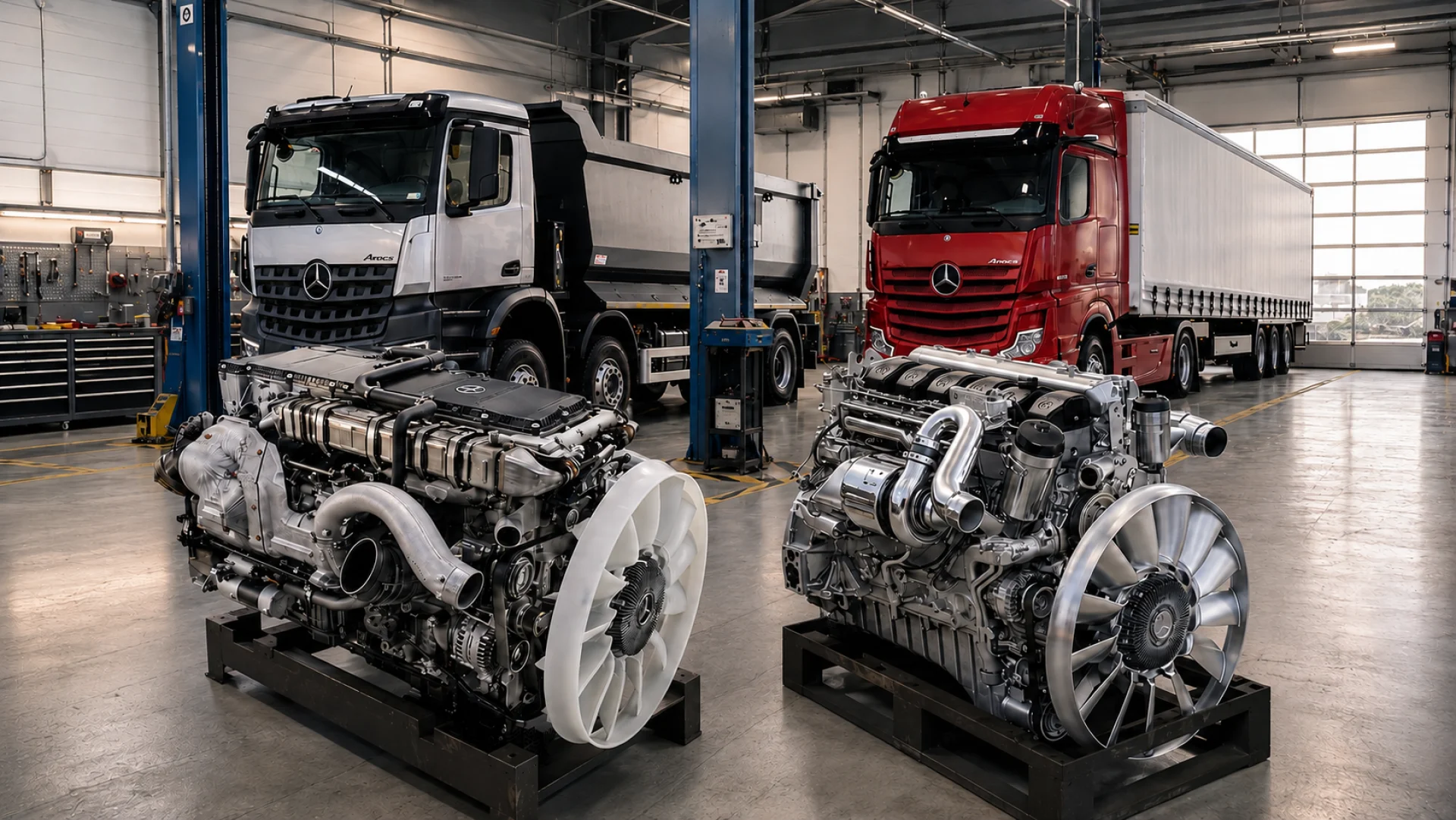 Запчасти Mercedes-Benz для грузовых, генераторных и судовых двигателей