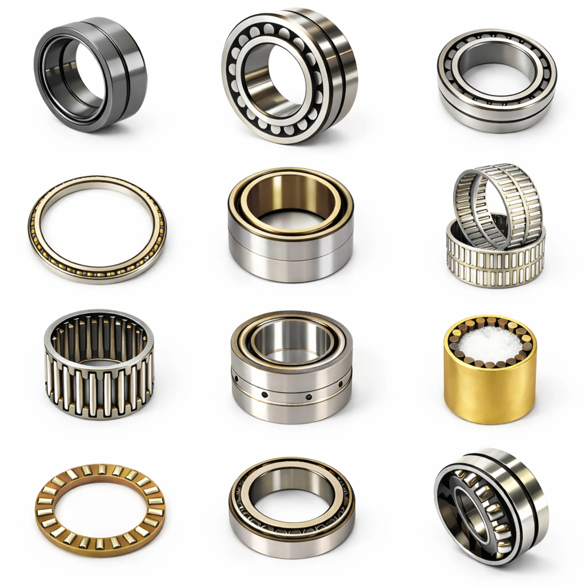 Construction machinery bearings for Caterpillar, Komatsu, Volvo, and JCB