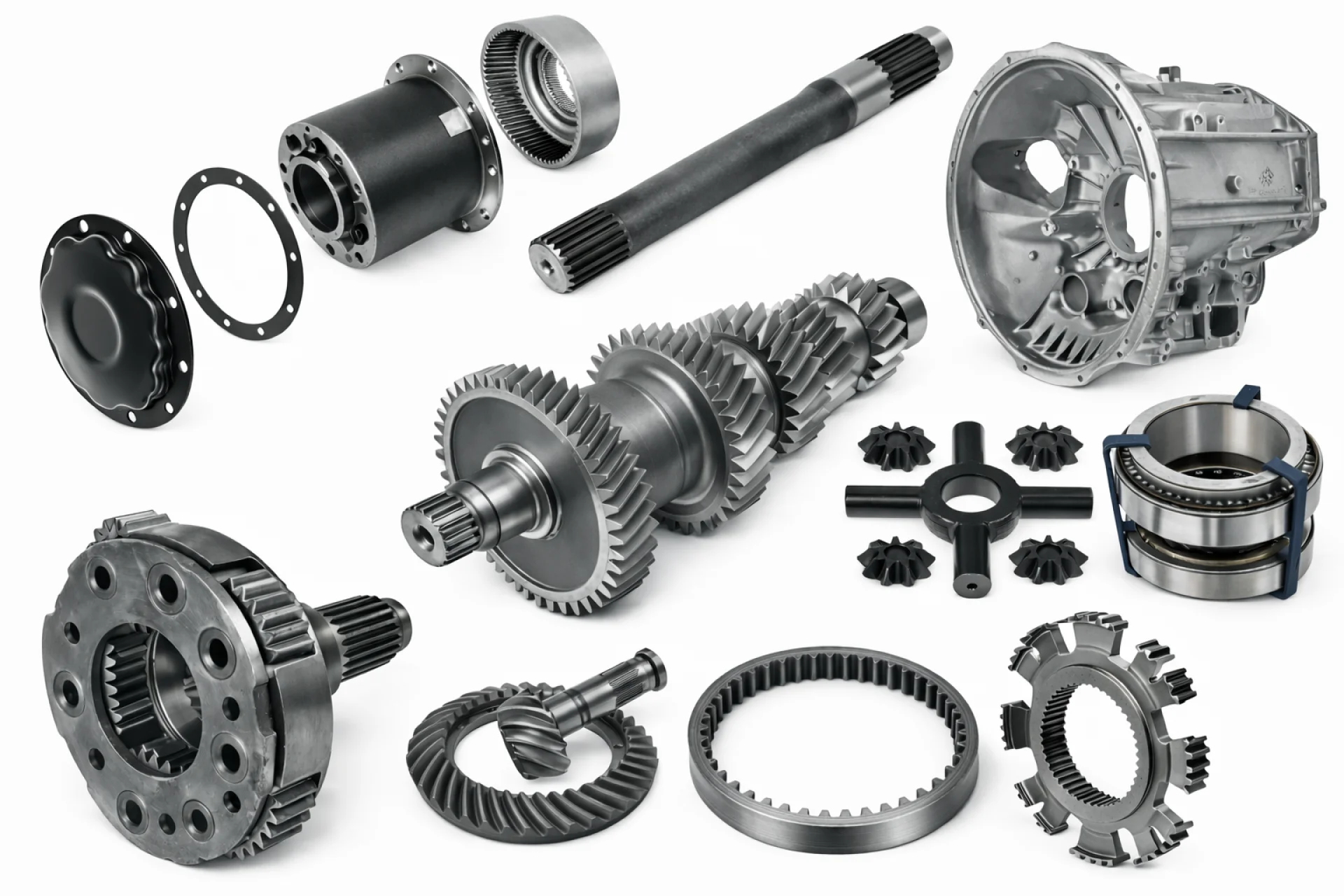 Heavy duty truck transmission and differential parts for Mercedes, MAN, Volvo, Scania