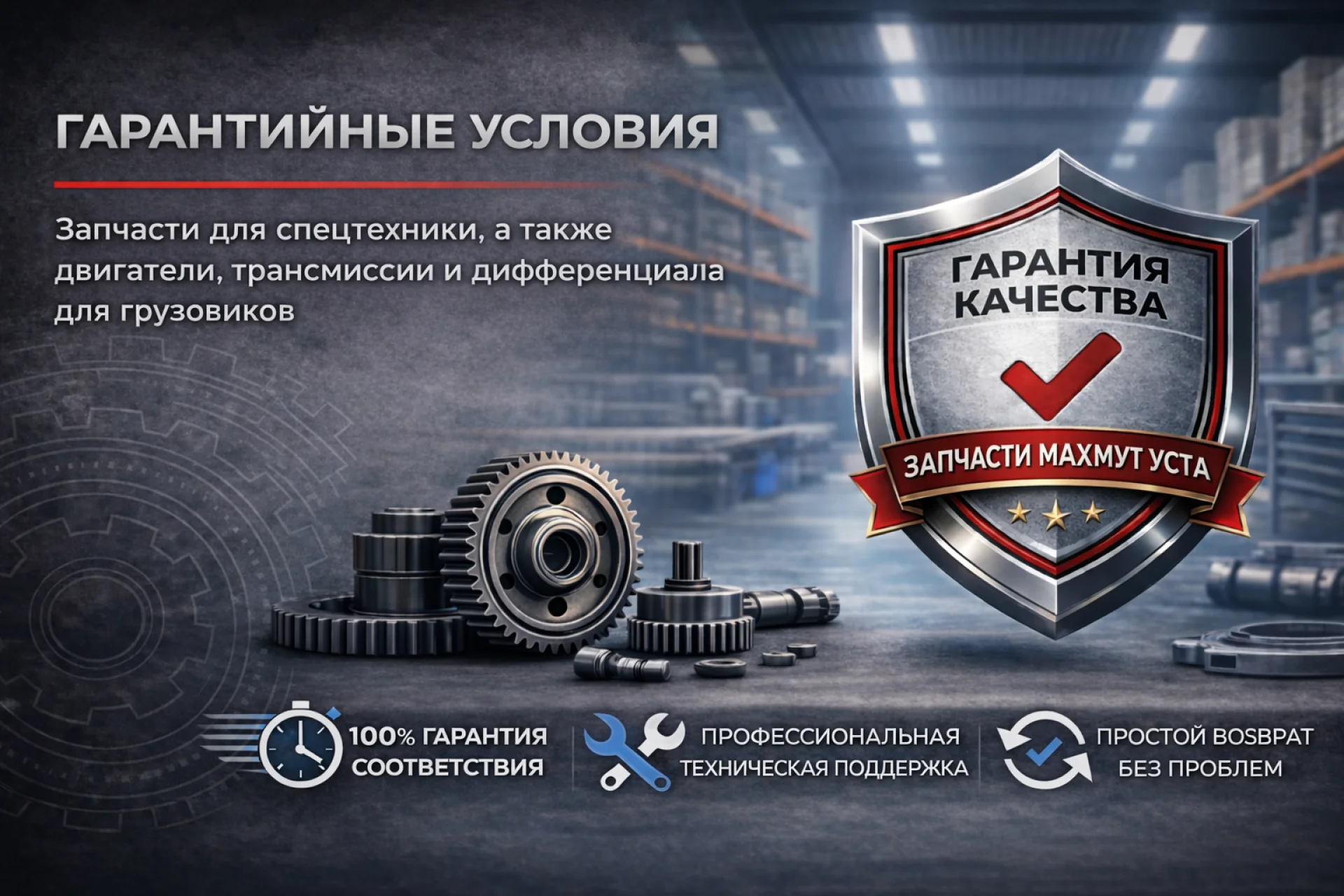 Mahmut Usta Yedek Parca – Гарантия и контроль качества запчастей для спецтехники и грузовых автомобилей
